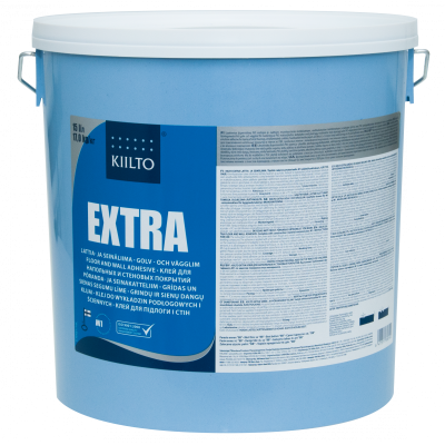 Kiilto Extra Акриловий дисперсійний клей для ПВХ та коврових, 17 кг