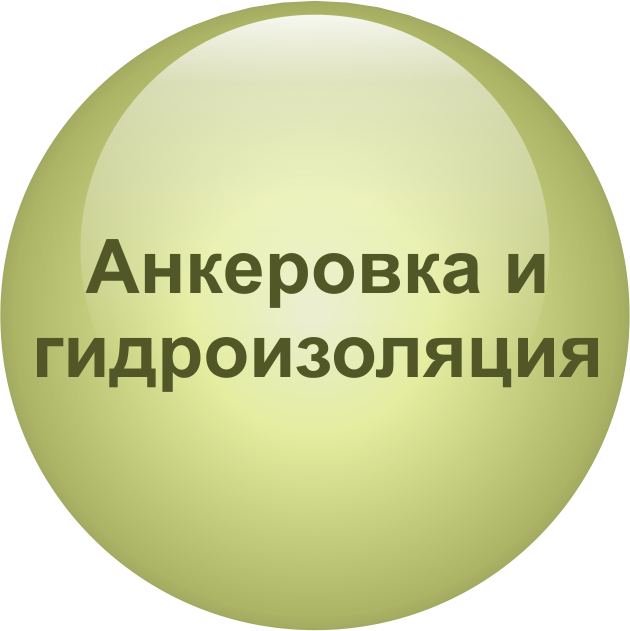 Анкеровка и гидроизоляция